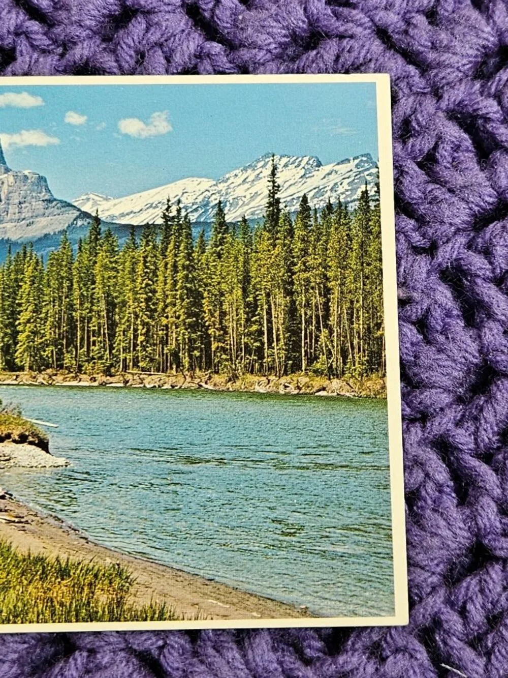 Canadian Rockies Mount Eisenhower Postcard